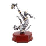 Maxbell Soccer Trophy Man Figurine Championship Games Gift Tournaments Art Sculpture