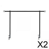 Maxbell 2xover The Table Rod Stand with Clamps for Birthday Wedding Thanksgiving