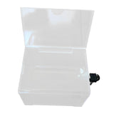 Maxbell Acrylic Donation Box Clear Donation Box for Business Voting Community Events