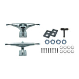 Maxbell Skateboard Trucks Portable Lightweight Skateboards Wheel Bracket Accessories Bright Silver