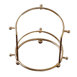 Maxbell 5xWedding Tiara Support Stand Bridal Headband Display Rack for Home Exhibition 14cmx12.5cm