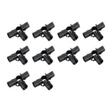 Maxbell 10 Pieces Tube Connector Sturdy for Simplified Sheds Greenhouses Shelf Frame 5 Way
