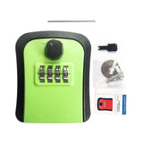 Maxbell Keys Lock Box Security Lock Box for Homestay House Keys Room Cards Apartment Green
