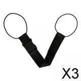 Maxbell 3xSuitcase Straps Bungees Packing Straps Carry Luggage Strap for Traveling