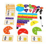 Maxbell Magnetic Fraction Tiles Logical Thinking Skills Math Toys Math Manipulatives