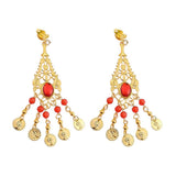 Maxbell Women Belly Dance Accessories - Earrings/Necklace/Head Chain Ear Clip