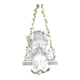 Maxbell Garden Resin Decoration Outdoor Hanging Gift Figurine for Yard Patio Outside Pink