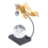 Maxbell Airplane Model Collection Multifunctional Plane Statue for Bedroom Cafe Home Yellow