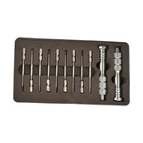 Maxbell 11 Pieces Multifunctional Precision Screwdriver Set for Glasses Laptop Watch