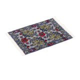 Maxbell Miniature Dollhouse Carpet Woven Door Mat for 1:12 Dollhouse Accessory Scene