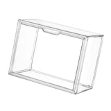 Maxbell Storage Bin Transparent Organizer for Entryway Collectibles Figures