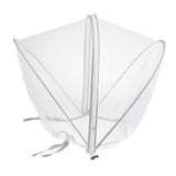Maxbell Net for Stroller Long Lasting for Strollers Cradles  Zipper white