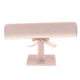 Maxbell 3xT-bar Jewelry Bracelet Bangle Watch Display Stand Holder Pink