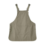 Work Apron Portable Catering Workwear Apron for Painting Art Working Cooking Dark Green