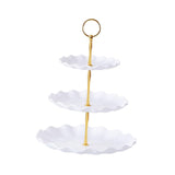 Maxbell Maxbell 3 Tier Cupcake Stand Multipurpose Home Decor Fruit Dish for Birthday Wedding