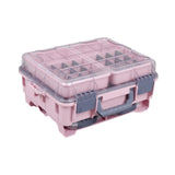 Maxbell Multifunctional Lure Box Waterproof for Outdoor Saltwater Freshwater Camping Pink