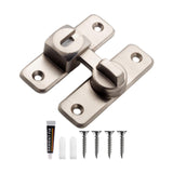 Maxbell Zinc Alloy Door Lock Lathch Door Latch Lock for Bedroom Home Security Garden Silver