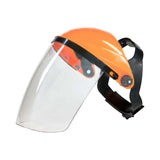Maxbell Full Face Shield Reusable Face Mask for Grinding Construction Weeds Whacking Clear