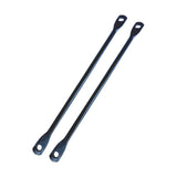 Maxbell 2 Pieces Flat Bracket for Bikes Accessories Bike Rear Rack Extension Bracket Straight Round Rack