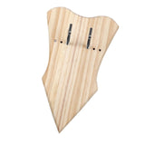 Western Blade Display Holder Shield Hanging Board for Home Decoration Sturdy Wood color