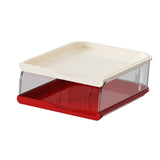 Maxbell Desktop File Sorter Organizer Desk Supplies Letter Organizer Document Holder Red White 2 Tier