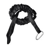 Maxbell 61.4'' Paddle Leash Fishing Rod and Gear Leash Safety Cord for Inflatable Boat, Canoe, Kayak (Black) - Aladdin Shoppers