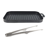 Maxbell BBQ Griddle Teppanyaki Plate Camping Grilling Pan for Barbecue Travel Indoor