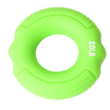 Maxbell Maxbell Finger Gripper Strengthener Hand Muscle Grip Exerciser Ring Green 20LB