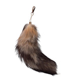 Maxbell Maxbell Faux Fur Tail Keychain Fashion Charm Handmade Bag Pendant for Car Gift Women Style C