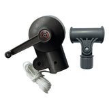 Maxbell Patio Umbrella Crank Handle Sturdy Handle Bracket for Garden Courtyard Party Gray