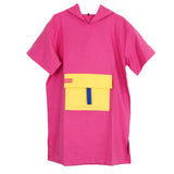 Maxbell Surf Changing Robe Beach Poncho Microfiber Bathrobe Bath Towel Adult Pink
