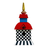 Maxbell Hanging Bird Feeder Accessories Lightweight Ornament for Porch Patio Outdoor Style D