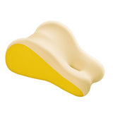 Maxbell Leg Support and Elevate Pillow Ergonomic Memory Foam Reading Pillow for Dorm Yellow