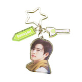Maxbell Acrylic Keychain Portable Versatile Adorable Keyring for Women Birthday Gift Style F
