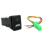 Maxbell 50x4-Pole Push Button Switch Blue LED for Light Bar Pattern for