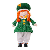 Maxbell ST Patricks Day Decoration ST.patrick’S Day Gnome Doll for Table Centerpiece Girl