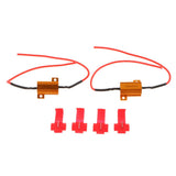 Maxbell 3x2 Pieces 12V 25W Load Resistor Fix Turn Signal LED Bulb Flash  10 ohm