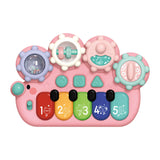 Maxbell Light up Music Baby Toys Early Learning Cartoon for Toddlers Babies Birthday pink