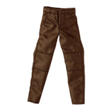 Maxbell 1:12 Male Action Figure Trousers Dress up Accessory , Stylish Collectable Pants Brown