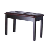 Maxbell Keyboard Bench Piano Seat for Guzheng Performance Musical Instrument Playing Brown