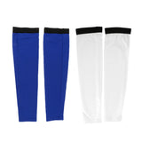 Maxbell Cycling Golf Arm Sleeves Sun UV Protection Bicycle Arm Warmers White&Blue
