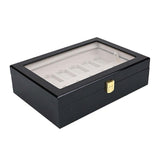 Maxbell Wooden Storage Box 24 Grids Lighters Organizer for Tabletop Bedroom Cabinets Color A