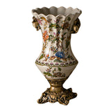 Ceramic Flower Vase Vintage Table Centerpiece for Entrance Living Room Party Style D