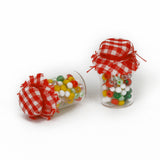 Maxbell Dolls House Miniature Kitchen Accessory Bottle Pot Jar Tableware Fork Set De