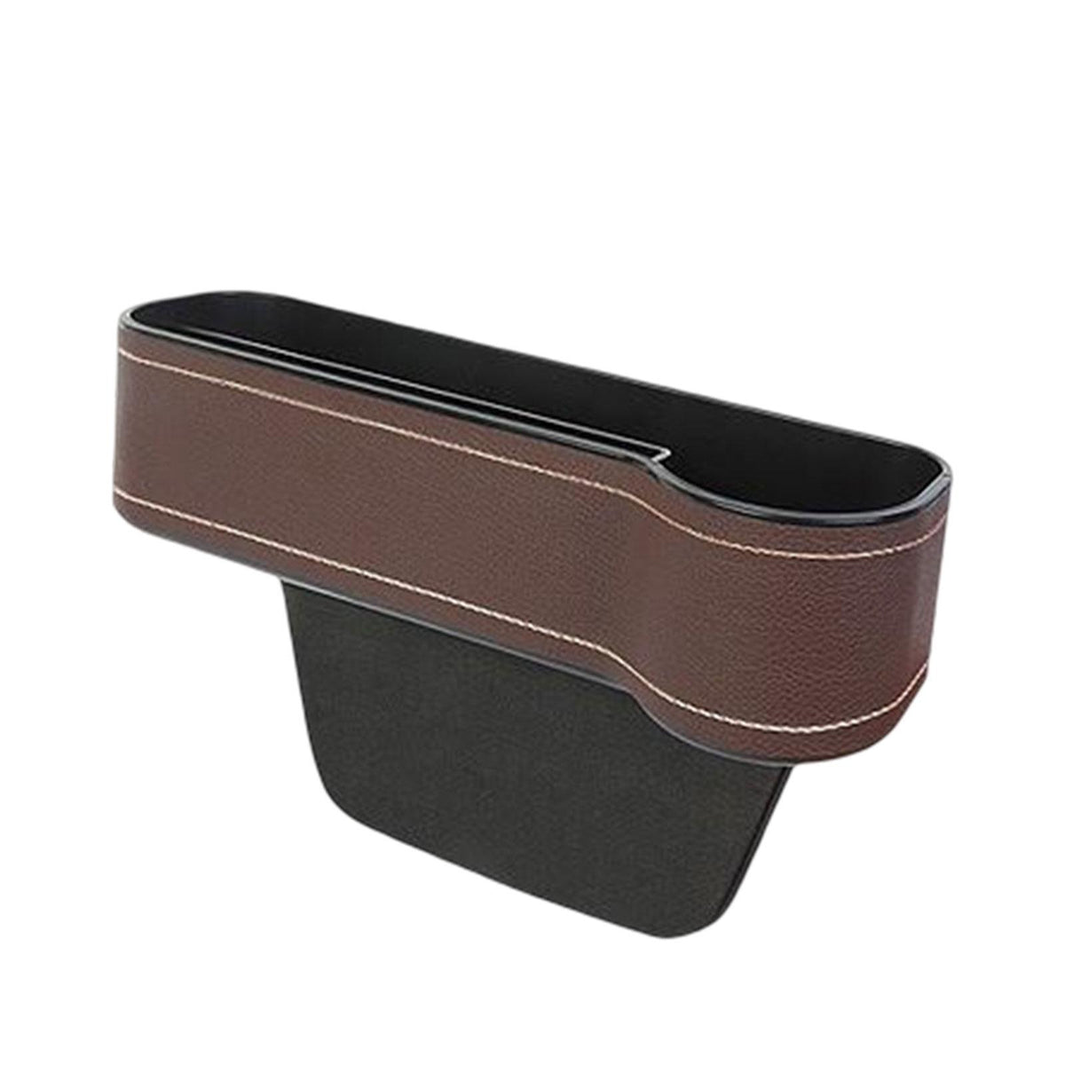 Maxbell Seat Organizer Storage Box with Cup Holder for Byd Atto 3 Accessory Brown Right