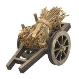 Maxbell 1:12 Scale Miniature Firewood Cart Model Creative Artwork DIY Diorama Layout