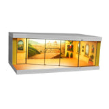 Maxbell 1/64 Scale Model Car Display Case Street Diorama Scenario Showcase Organizer