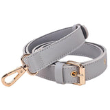 PU Leather Adjustable Crossbody Bag Shoulder Bag Strap Replacement  Gray