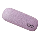 Maxbell Eyeglasses Case Concise Fits Most Glasses Box Large Case for Glasses Eyewear pink