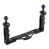 Maxbell Aluminium Alloy Underwater Camera Tray Video Light Stabilizer Support Black